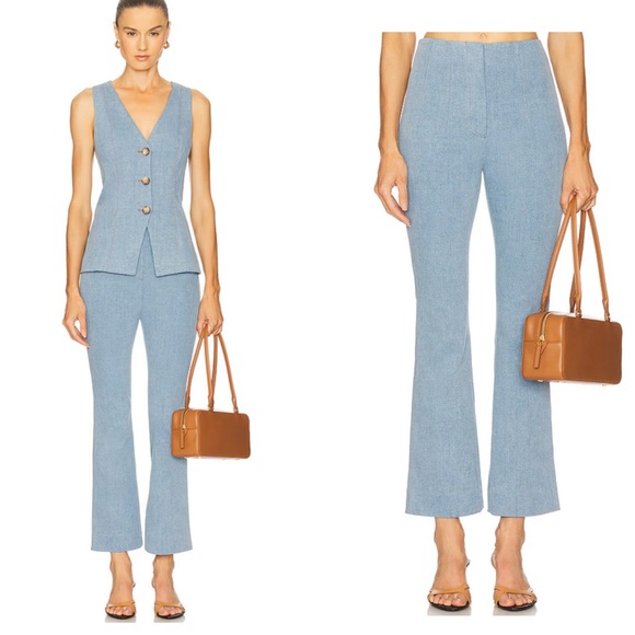 Veronica Beard Pants - NEW Veronica Beard Hawthorn pant blue mirage